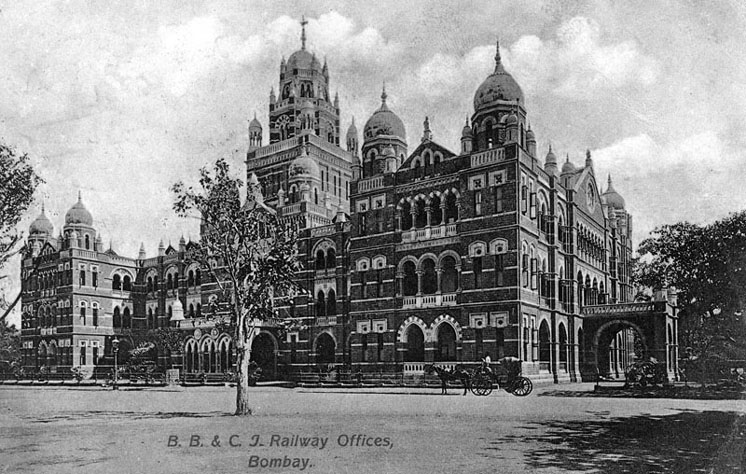 Bombay Railway Offices, circa 1900